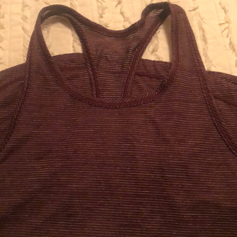Lululemon Maroon Racerback Tank